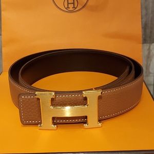 Hermes H belt reversible